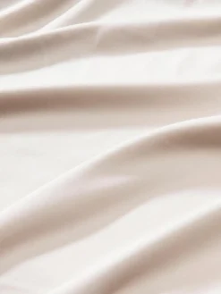 Baumwollsatin-Bettdeckenbezug Margot mit Blumen-Print