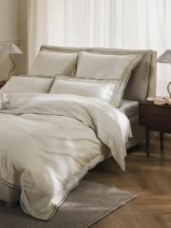 Baumwollsatin-Bettdeckenbezug Carlotta