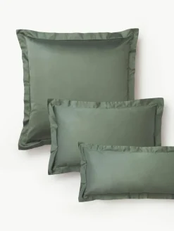 Baumwollsatin-Kopfkissenbezug Premium