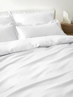 Baumwollsatin-Kopfkissenbezug Premium