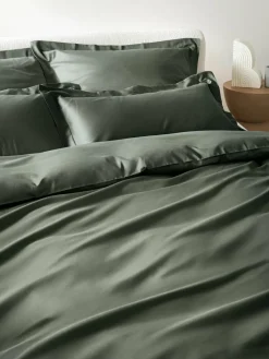 Baumwollsatin-Kopfkissenbezug Premium