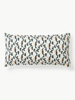 Baumwollsatin-Kopfkissenbezug Cadence mit abstraktem Muster