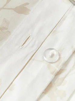 Baumwollsatin-Kopfkissenbezug Hurley mit Jacquard-Muster