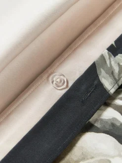 Baumwollsatin-Kopfkissenbezug Blossom