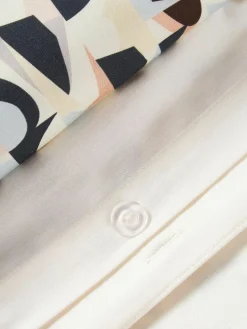 Baumwollsatin-Kopfkissenbezug Cadence mit abstraktem Muster