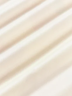 Baumwollsatin-Kopfkissenbezug Fiorella mit Blumen-Print