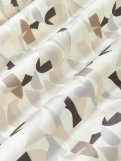 Baumwollsatin-Kopfkissenbezug Cadence mit abstraktem Muster