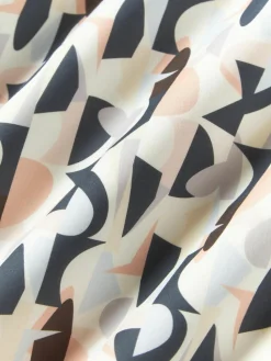 Baumwollsatin-Kopfkissenbezug Cadence mit abstraktem Muster