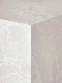 Beistelltisch Lesley in Travertin-Optik