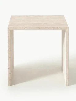 Beistelltische Varu aus Travertin, 2er-Set