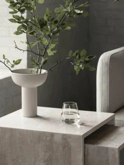 Beistelltische Varu aus Travertin, 2er-Set