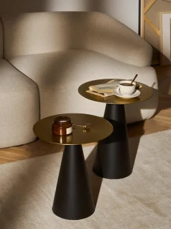 Beistelltische Zelda aus Metall, 2er-Set