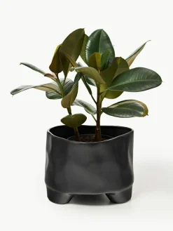 Übertopf Esca aus Steinzeug, H 24 cm