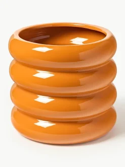 Übertopf Rudi aus Steinzeug, H 30 cm