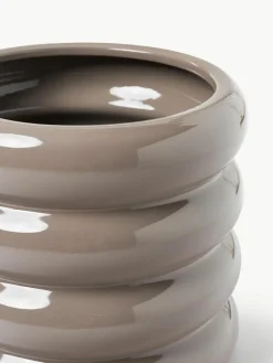 Übertopf Rudi aus Steinzeug, H 30 cm