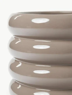 Übertopf Rudi aus Steinzeug, H 30 cm