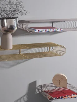 Übertopf Torus aus Metall, H 23 cm