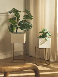 Übertopf-Set Palesa aus Metall, 2er-Set