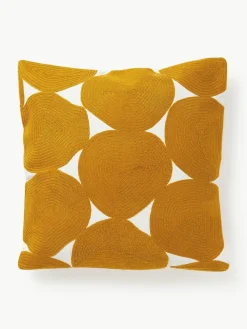 Bestickte Baumwoll-Kissenhülle Bardia