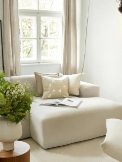 Bestickte Baumwoll-Kissenhülle Bardia