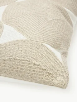 Bestickte Baumwoll-Kissenhülle Bardia