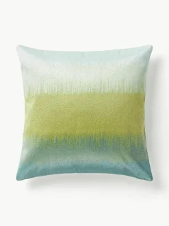 Bestickte Kissenhülle Kelby mit Farbverlauf
