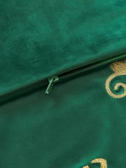 Bestickte Samt-Kissenhülle Legong