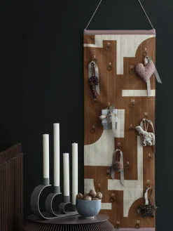 Bestickte Stoff-Baumanhänger Bird, 2 Stück