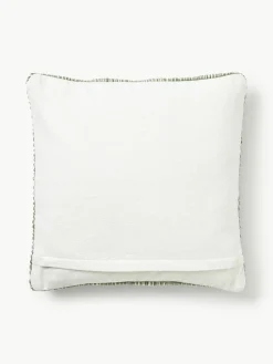 Bestickte Woll-Kissenhülle Jaira