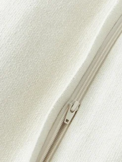 Bestickte Woll-Kissenhülle Jaira