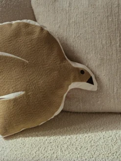 Besticktes Kissen Swif Bird aus Bio-Baumwolle