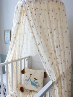 Betthimmel Bicycles aus Bio-Baumwolle