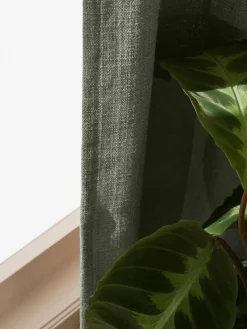 Blickdichter Vorhang Jensen mit Multiband, 2 Stück