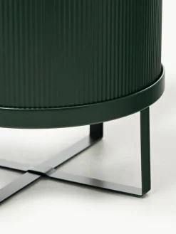 Blumentopf Bau mit geriffelter Oberfläche, H 38 cm