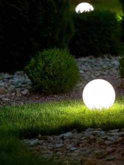 Bodenleuchte Ball mit Stecker