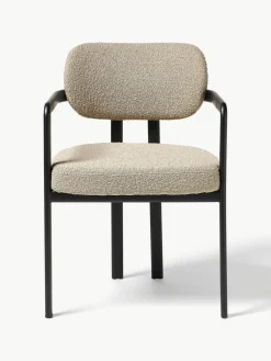 Bouclé-Armlehnstuhl Adrien