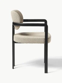 Bouclé-Armlehnstuhl Adrien