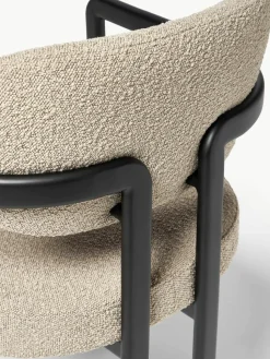 Bouclé-Armlehnstuhl Adrien