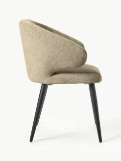 Bouclé-Armlehnstuhl Celia