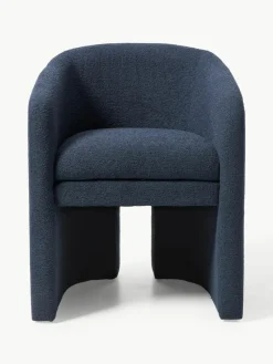 Bouclé-Armlehnstuhl Mairo