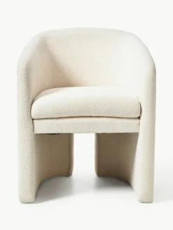 Bouclé-Armlehnstuhl Mairo