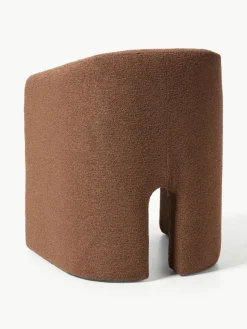 Bouclé-Armlehnstuhl Mairo