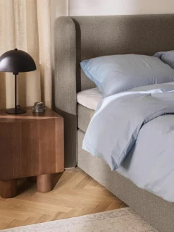 Bouclé-Boxspringbett Perla