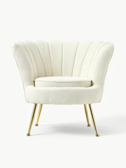 Bouclé-Cocktailsessel Oyster