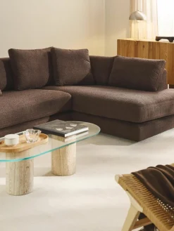 Bouclé-Ecksofa Tribeca