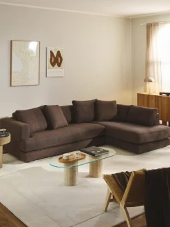 Bouclé-Ecksofa Tribeca