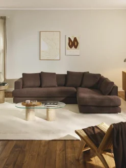 Bouclé-Ecksofa Tribeca