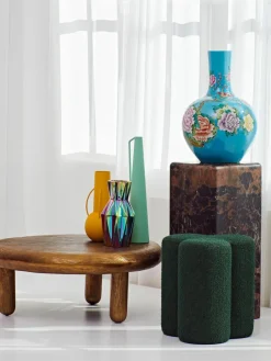 Bouclé-Hocker Clover