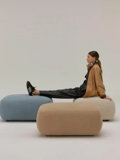 Bouclé-Hocker Sofia