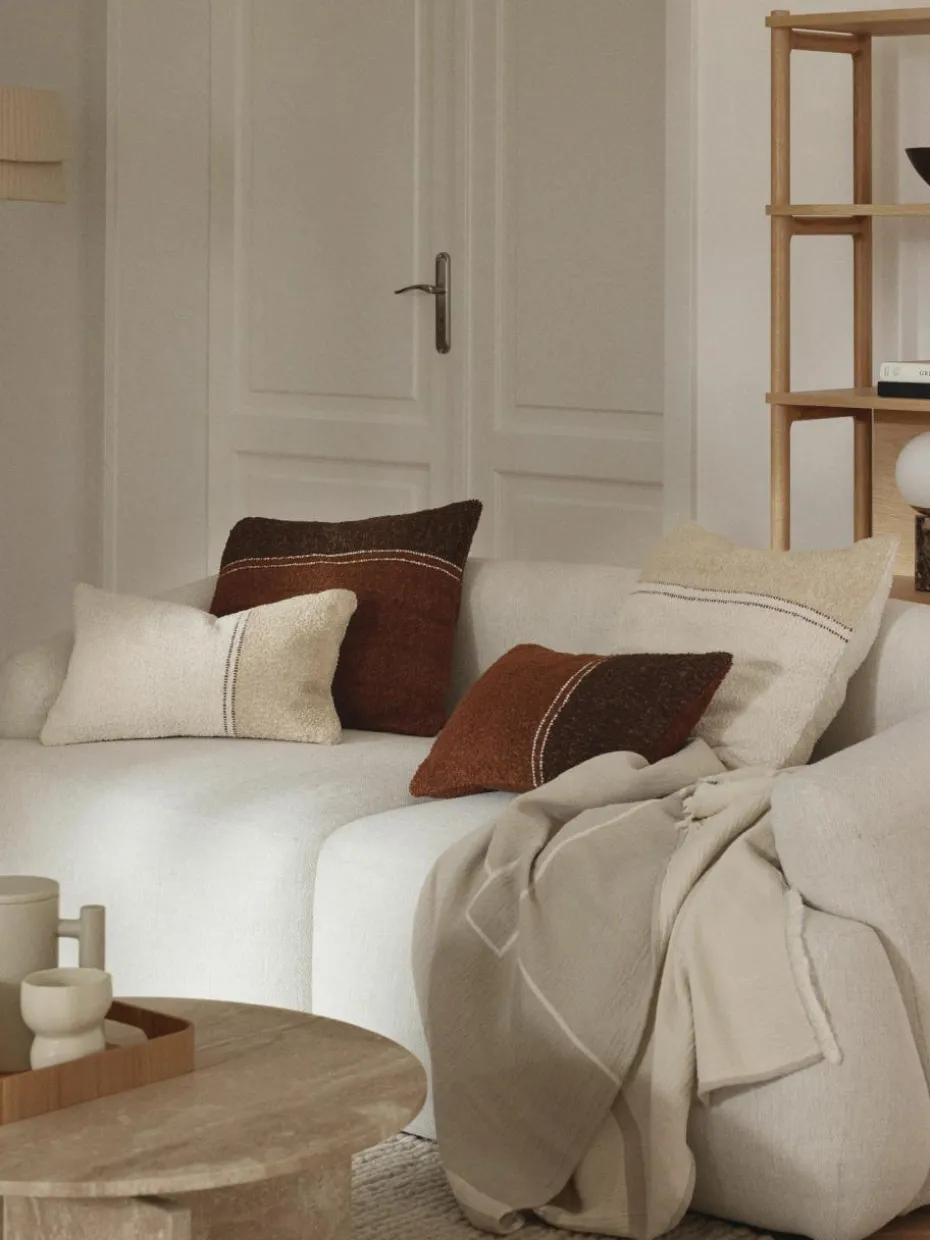 Bouclé-Kissenhülle Lago